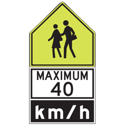 School Zone Maximum Speed - Strada Sign Supply Inc.